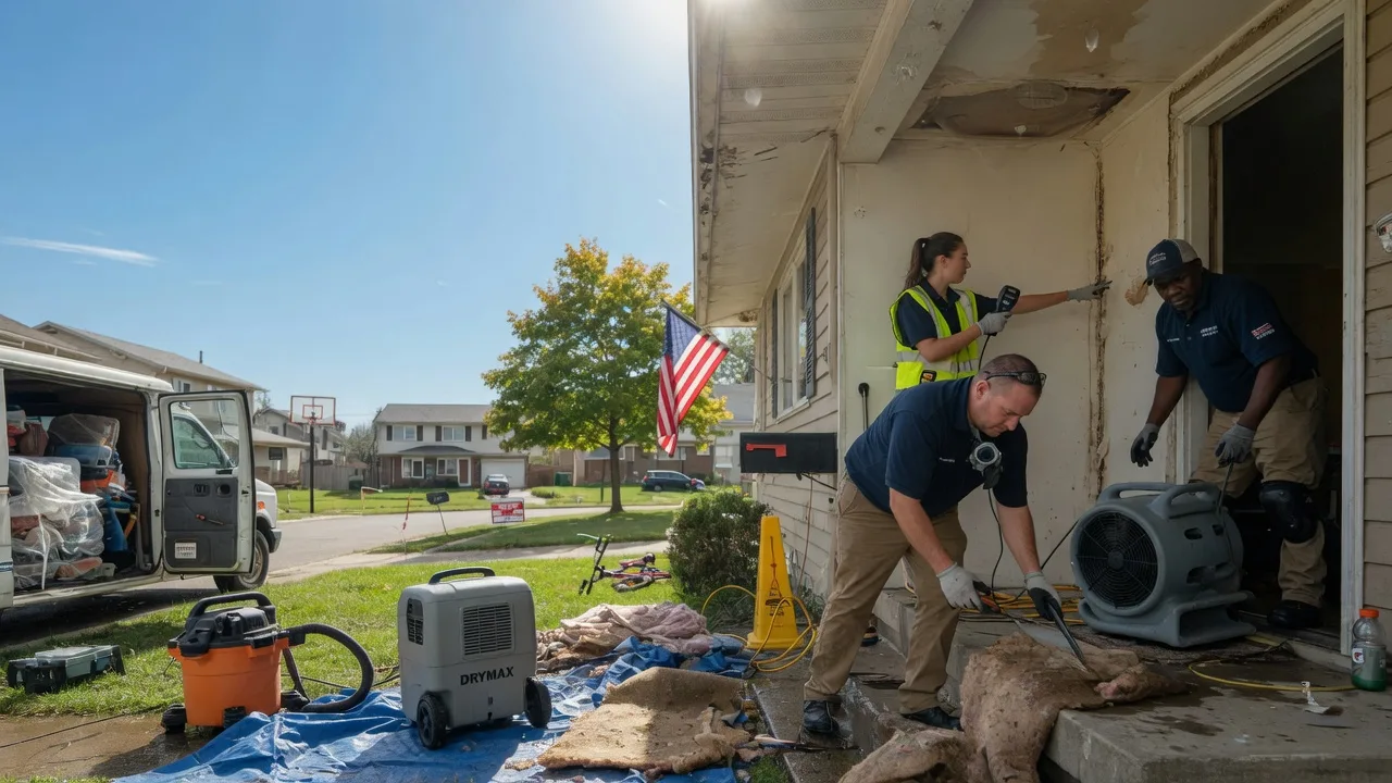 Water Damage Restoration in Roanoke, IL near me